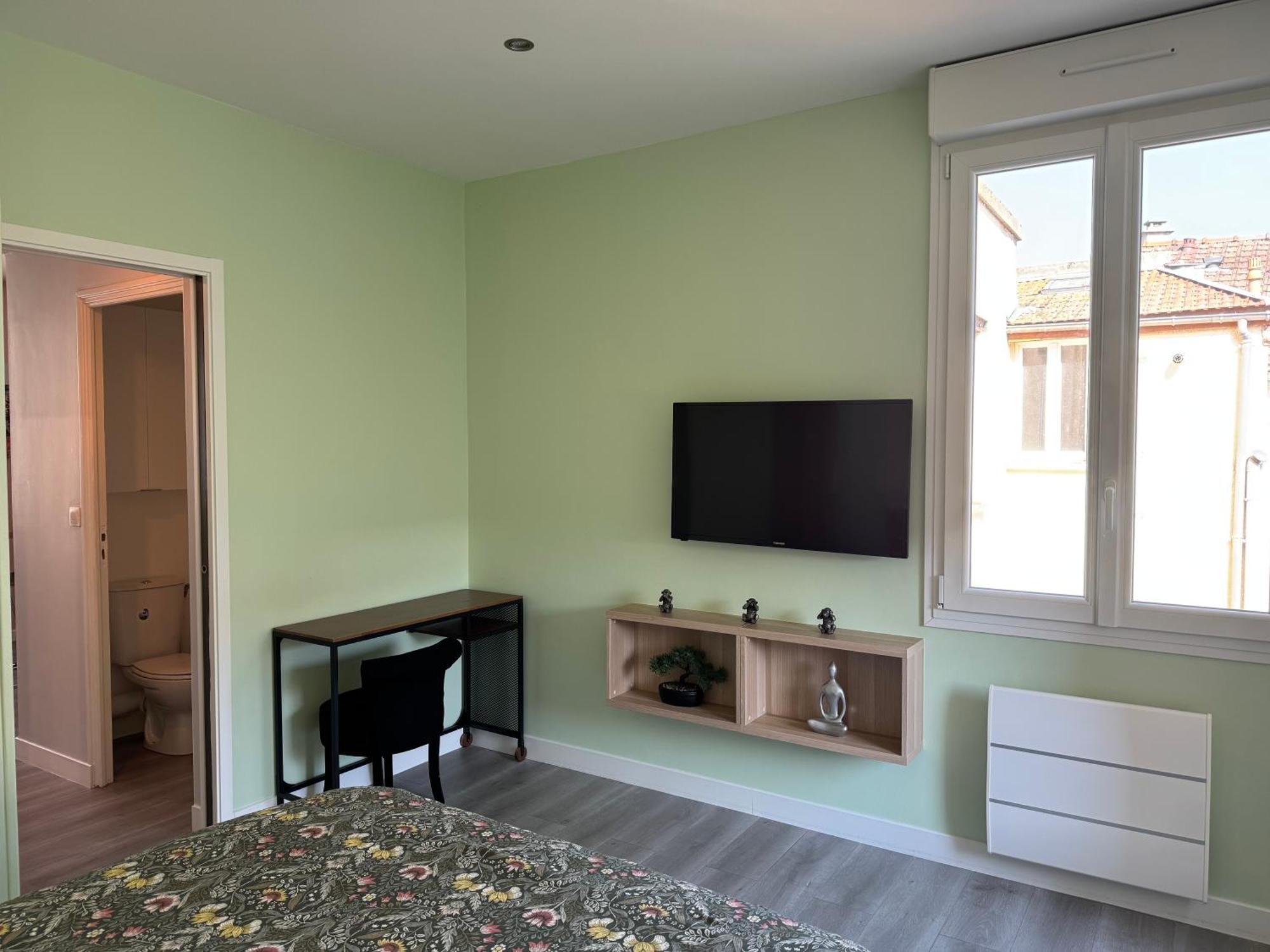 70M2 Climatise - Parking Prive - Lycee Roosevelt - Reims Arena Apartment Екстериор снимка